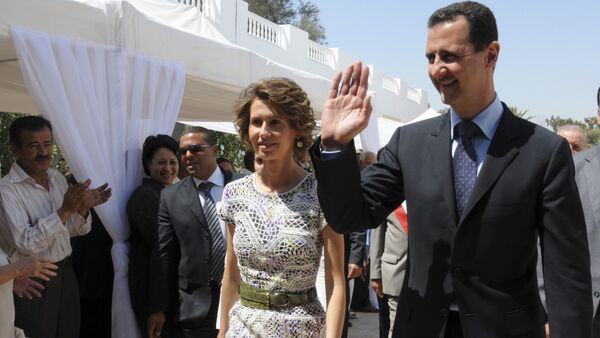 Asma và Bashar Assad - Sputnik Việt Nam