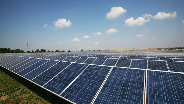 Solar power station in Crimea - Sputnik Việt Nam