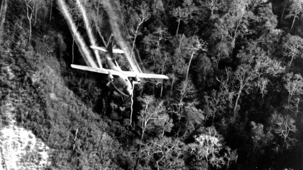 Chiến tranh Việt Nam năm 1966. Quân đội Mỹ sử dụng chất độc da cam  - Sputnik Việt Nam