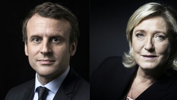 Marine Le Pen/ Emmanuel Macron - Sputnik Việt Nam