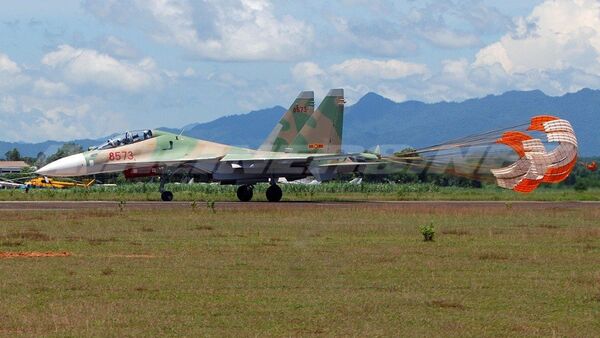 Chiến đấu cơ phản lực Su-30MK2 của Không quân Việt Nam - Sputnik Việt Nam