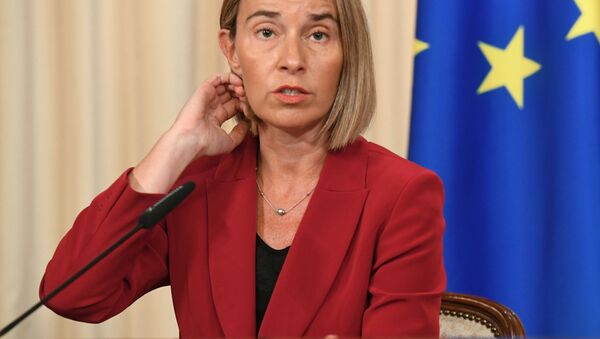 người đứng đầu ngoại giao châu Âu Federica Mogherini - Sputnik Việt Nam