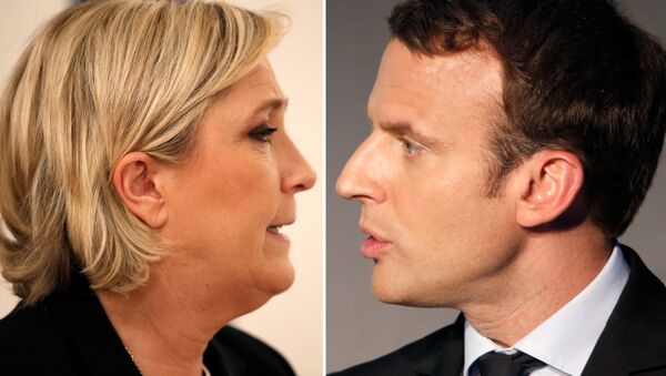 Marine Le Pen và Emmanuel Macron - Sputnik Việt Nam