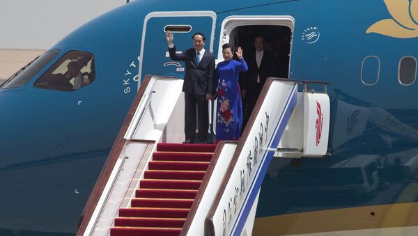 Chủ tịch nước Trần Đại Quang bắt đầu chuyến thăm Trung Quốc - Sputnik Việt Nam