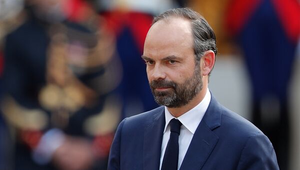Newly-appointed French Prime Minister Edouard Philippe attends a handover ceremony at the Hotel Matignon, in Paris, France, May 15, 2017 - Sputnik Việt Nam