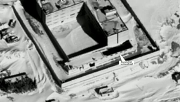 Hình ảnh chụp từ vệ tinh về nhà tù Sednaya ở Syria - Sputnik Việt Nam