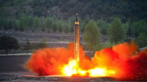 Một vụ phóng tên lửa của Triều Tiên - Sputnik Việt Nam