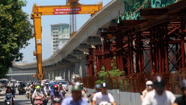Dự án đường sắt Cát Linh - Hà Đông thi công chậm, đội vốn hơn 300 triệu USD. - Sputnik Việt Nam