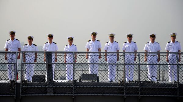 Các thành viên nhóm Lực lượng Phòng vệ biển Nhật Bản - Sputnik Việt Nam