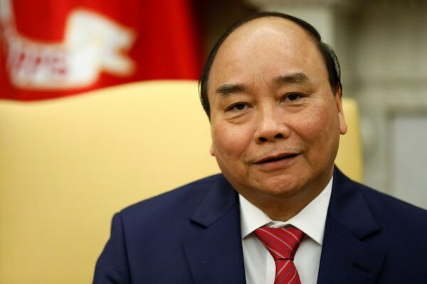 Thủ tướng Nguyễn Xuân Phúc tại cuộc hội đàm trong Nhà Trắng - Sputnik Việt Nam