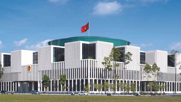 Tòa nhà Quốc hội Việt Nam trên Đường Độc Lập, quận Ba Đình, Hà Nội. - Sputnik Việt Nam