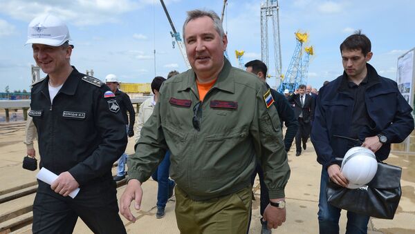 Chuyến thăm làm việc của ông Dmitry Rogozin đến sân bay vũ trụ “Vostok” khu vực Amur - Sputnik Việt Nam