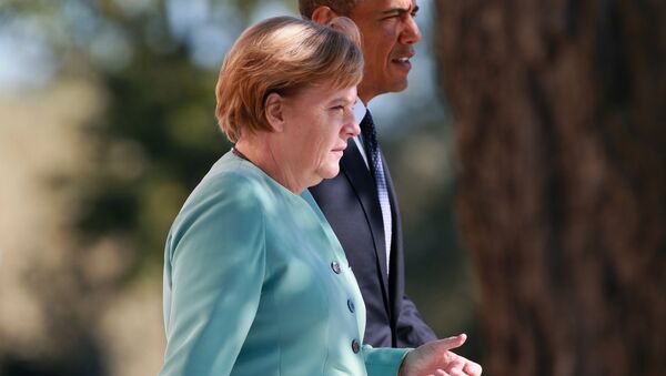 Angela Merkel và Barack Obama - Sputnik Việt Nam