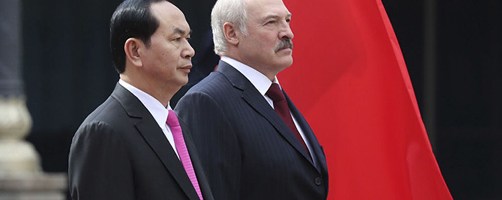 Tổng thống Belarus Alexandr Lukashenko với Chủ tịch Việt Nam Trần Đại Quang - Sputnik Việt Nam, 1920, 27.06.2017