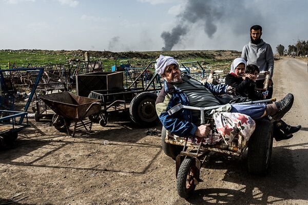Ảnh của nhiếp ảnh gia người Ý Alessandro Rota trong serie Chiến dịch ở Mosul, Iraq - Sputnik Việt Nam