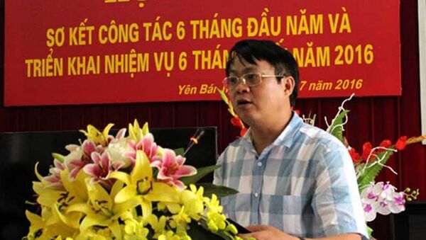 Ông Phạm Sỹ Quý- Giám đốc Sở Tài nguyên và Môi trường Yên Bái. - Sputnik Việt Nam