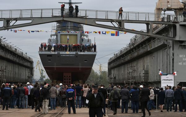 Tàu Gremyashchy đã được hạ thủy ở St Petersburg - Sputnik Việt Nam