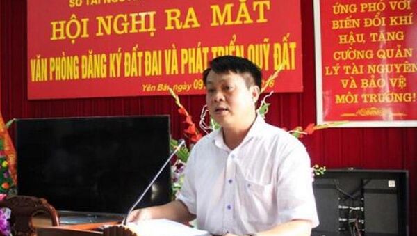 Ông Phạm Sỹ Quý- Giám đốc Sở Tài nguyên và Môi trường Yên Bái. - Sputnik Việt Nam