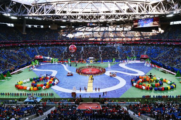 Lễ bế mạc Cúp Liên đoàn các châu lục 2017 tại St Petersburg. - Sputnik Việt Nam