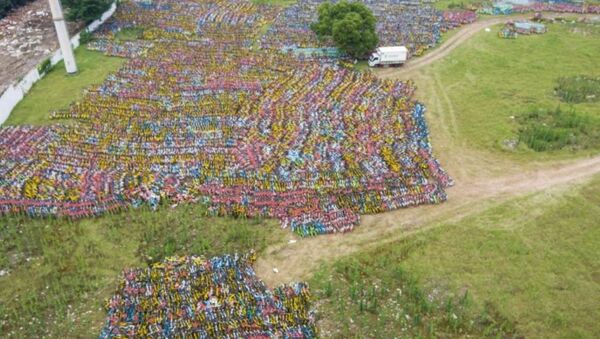 Nghĩa địa xe đạp ở một tỉnh của Trung Quốc - Sputnik Việt Nam