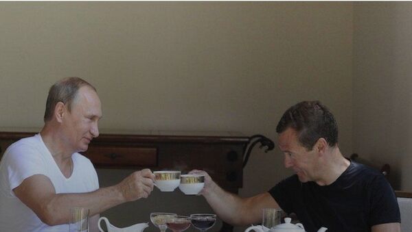 Ông Putin thường dùng bữa sáng cùng một trong các đồng minh chính trị của mình. - Sputnik Việt Nam