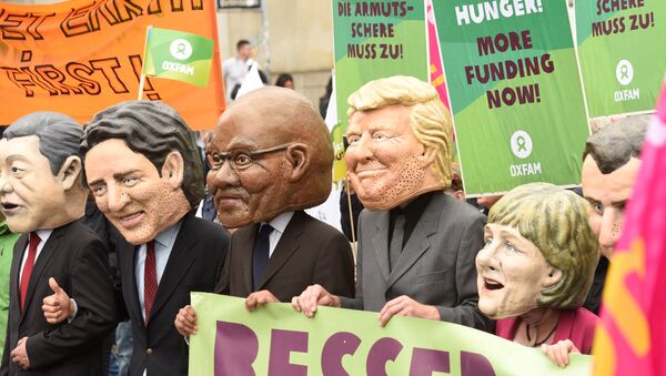 Proteste gegen G20-Gipfel in Hamburg - Sputnik Việt Nam