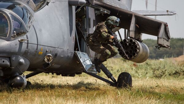 Nga. Tập trận của lực lượng đặc nhiệm và Không quân trong khu vực Krasnodar. - Sputnik Việt Nam