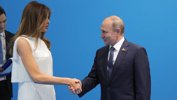 Melania Trump và Vladimir Putin - Sputnik Việt Nam
