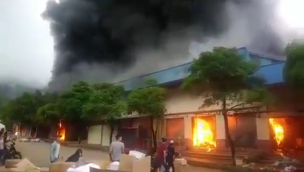 Cháy chợ Sài Gòn – Tân Thanh tại Lạng Sơn - Sputnik Việt Nam