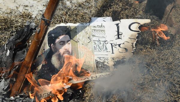 Thủ lĩnh Abu Bakr al-Baghdadi của nhóm khủng bố Nhà nước Hồi giáo - Sputnik Việt Nam