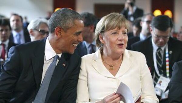 Angela Merkel và Barack Obama - Sputnik Việt Nam