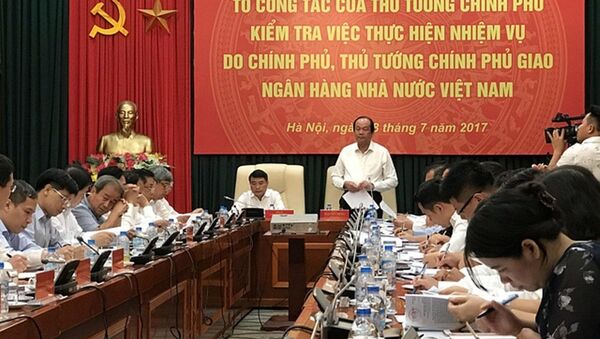 Bộ trưởng, Chủ nhiệm Văn phòng Chính phủ Mai Tiến Dũng cho biết, Thủ tướng yêu cầu NHNN giải trình 6 vấn đề - Sputnik Việt Nam