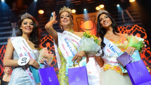 Những người đẹp trong vòng chung kết cuộc thi “Hoa hậu Matxcơva 2015” - Sputnik Việt Nam