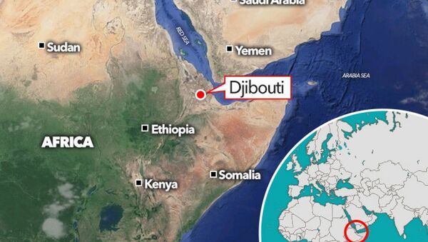 Vị trí nước Cộng hòa Djibouti.trên khu vực Đông Phi - Sputnik Việt Nam