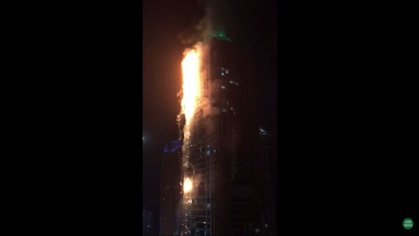 Dubai Torch Tower burning - Sputnik Việt Nam