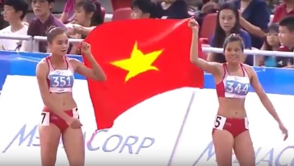 Cổ vũ VN Seagames 29 - Chúng ta là Việt Nam - Cáp Anh Tài - Sputnik Việt Nam