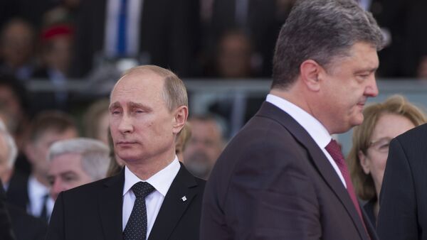 Piotr Poroshenko và Vladimir Putin - Sputnik Việt Nam