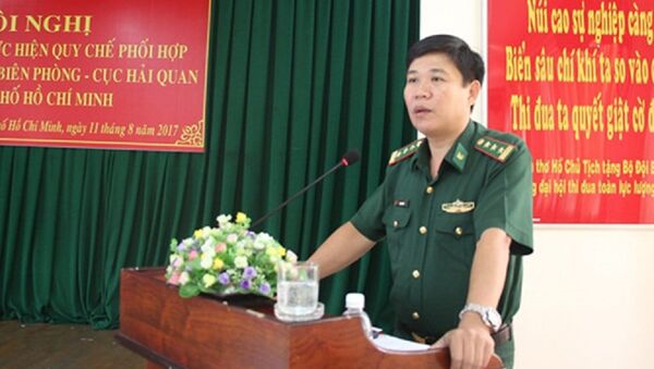 Thượng tá Trần Thanh Đức, Phó chỉ huy trưởng Bộ chỉ huy Bộ đội Biên phòng TPHCM. - Sputnik Việt Nam