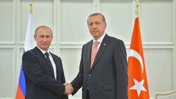 Vladimir Putin và Recep Tayyip Erdogan - Sputnik Việt Nam