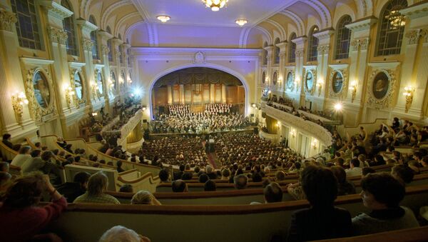 Phòng hòa nhạc Lớn tại Nhạc viện Moskva mang tên Tchaikovsky - Sputnik Việt Nam