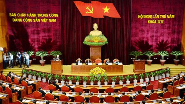 Một phiên họp của Ban chấp hành Trung ương Đảng tại Hội nghị lần thứ năm, khóa XII - Sputnik Việt Nam