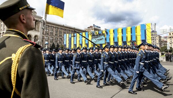 Cuộc diễu binh nhân dịp ngày quốc khánh Ukraina - Sputnik Việt Nam