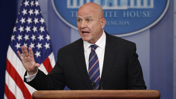 White House national security advisor H.R. McMaster speaks in the White House briefing room in Washington, U.S., May 16, 2017. - Sputnik Việt Nam