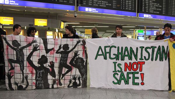 Proteste gegen geplante Abschiebung nach Afghanistan - Sputnik Việt Nam