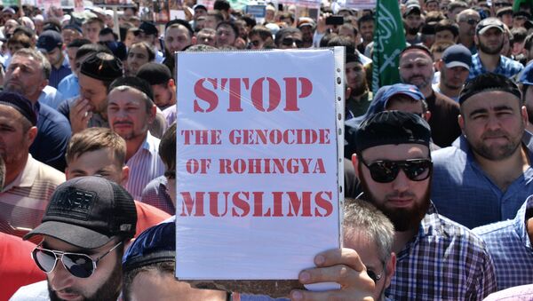 Mit-tinh ở Groznyi nhằm ủng hộ người Rohingya Hồi giáo - Sputnik Việt Nam