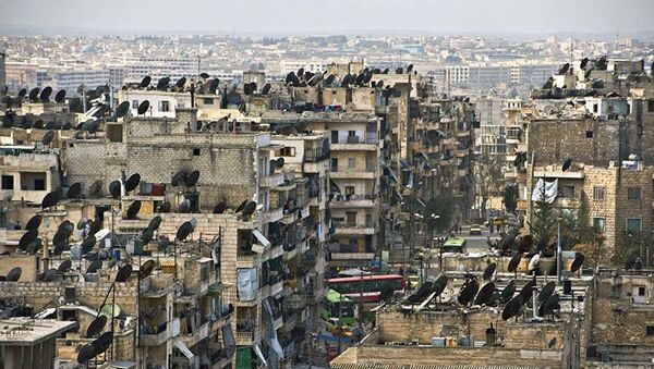 Разрушенный жилой квартал Алеппо, Сирия - Sputnik Việt Nam
