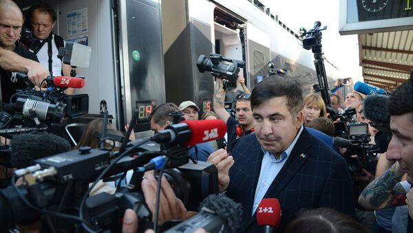 Mikhail Saakashvili đột nhập vào Ukraina - Sputnik Việt Nam