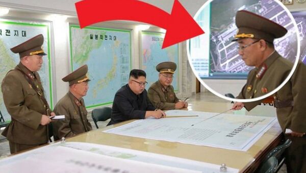 Tấm bản đồ được cho là lỗi thời mà Triều Tiên sử dụng. - Sputnik Việt Nam