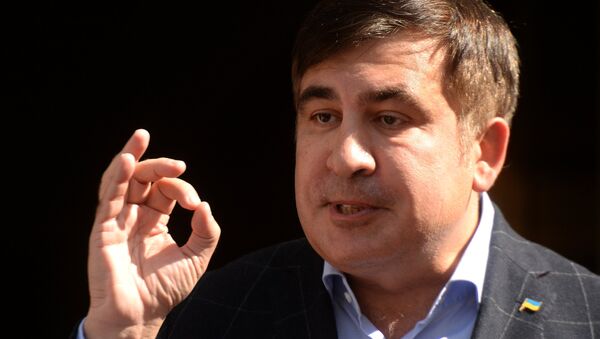 Cựu tổng thống Gruzia và cựu thống đốc tỉnh Odessa (Ukraina) Mikhail Saakashvili - Sputnik Việt Nam