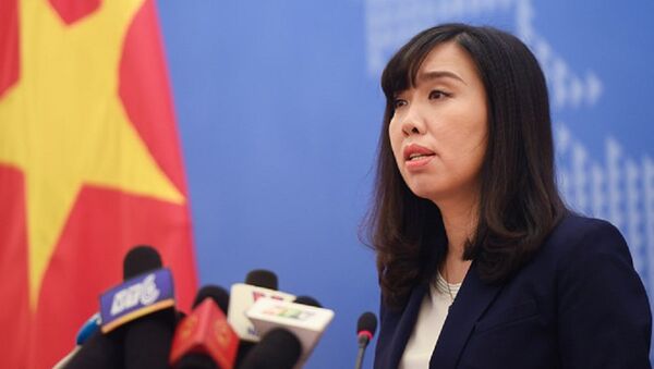 Người phát ngôn Bộ Ngoại giao Việt Nam Lê Thị Thu Hằng. - Sputnik Việt Nam